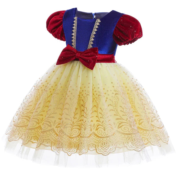 Vestido de princesa de terciopelo