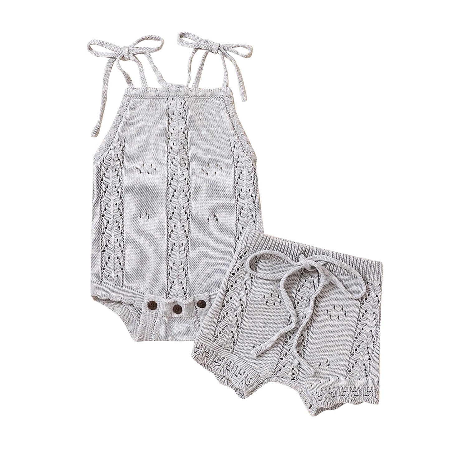 Conjunto vintage de bebé de 2 piezas