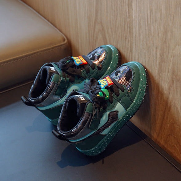 Zapatillas de juguete para niños con purpurina