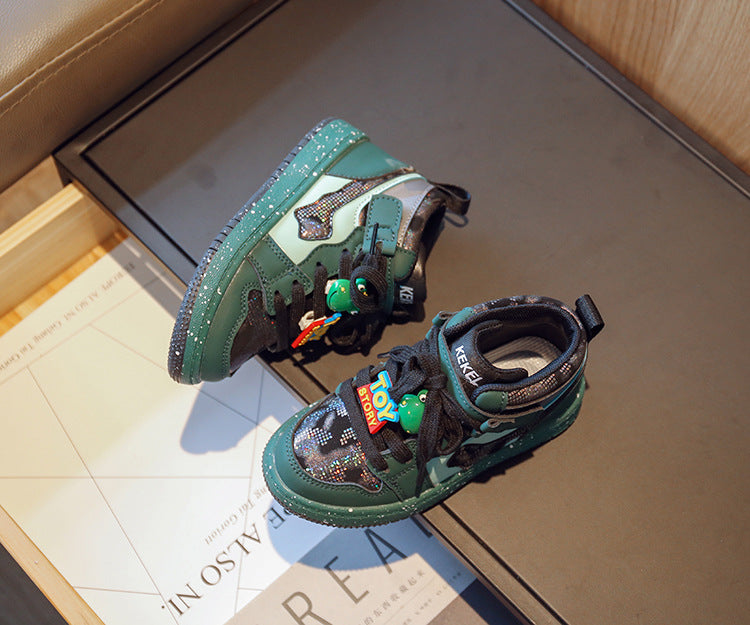 Zapatillas de juguete para niños con purpurina