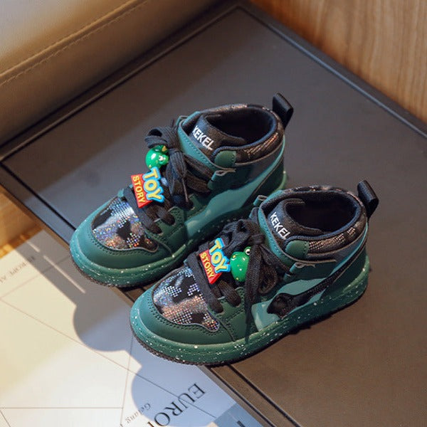 Zapatillas de juguete para niños con purpurina