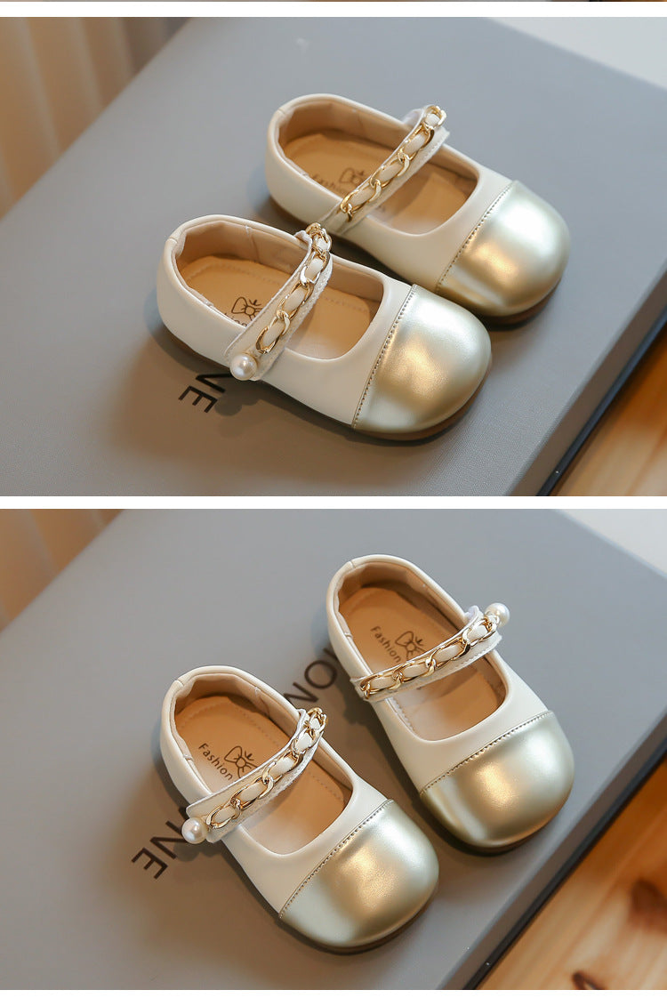 Zapato infantil con metalizado