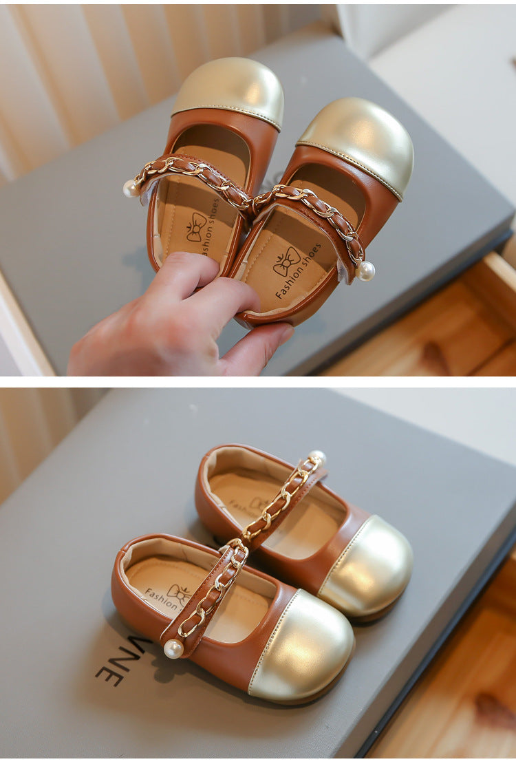 Zapato infantil con metalizado