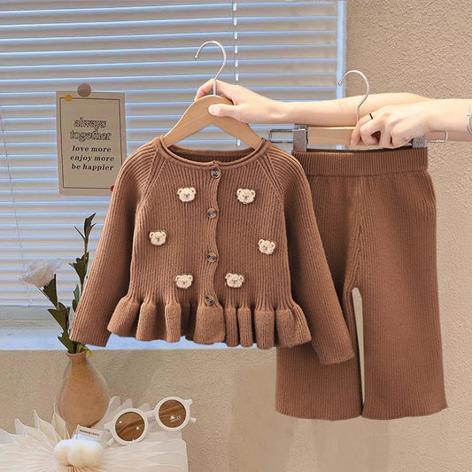 Conjunto de osito de peluche para niños