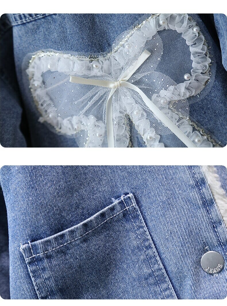 Chaqueta con capucha y orejas peludas para mujer y niño