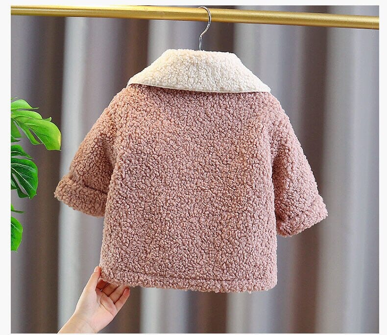 معطف فرو الأميرة للأطفال والنساء