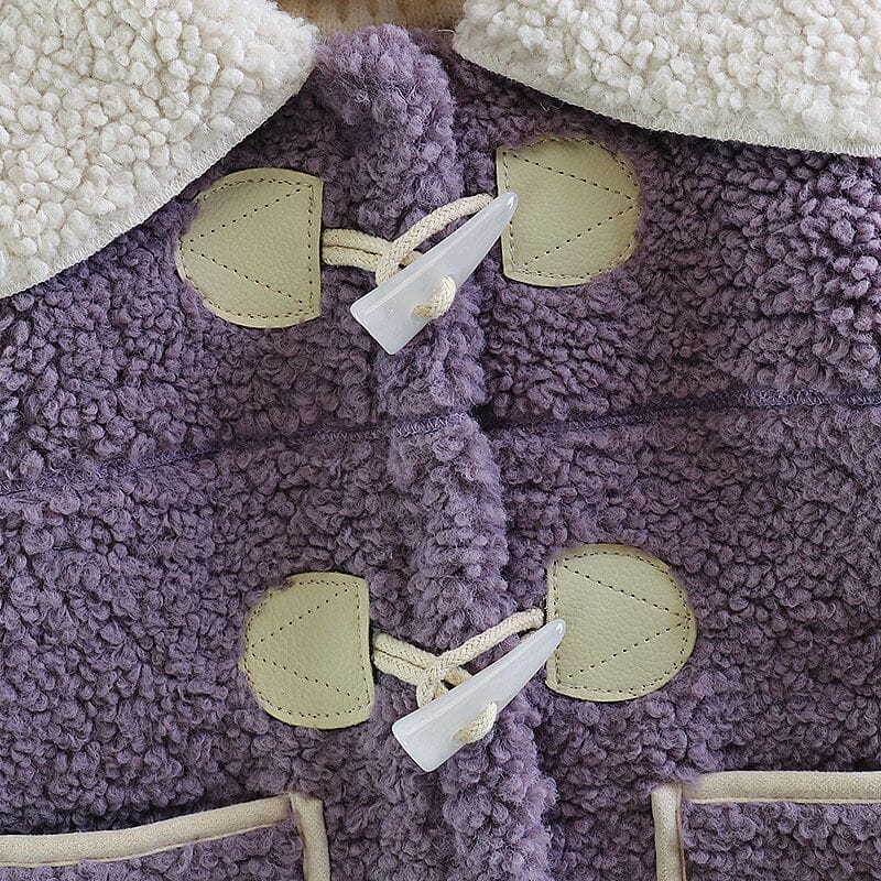 معطف فرو الأميرة للأطفال والنساء