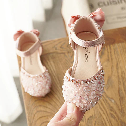 Girls' Floral Ballet Flats