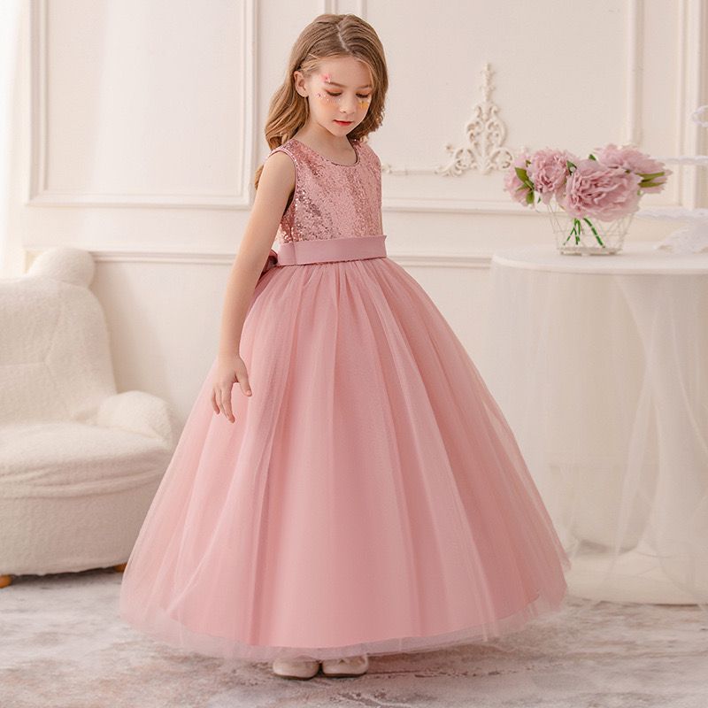 Sequin Tulle Children's Party Dress