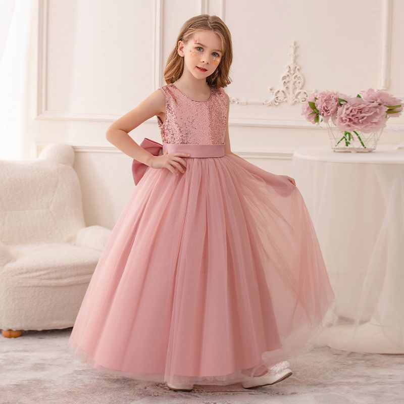 Sequin Tulle Children's Party Dress