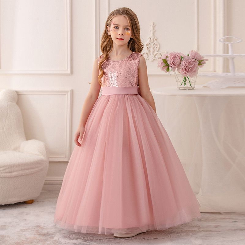 Sequin Tulle Children's Party Dress