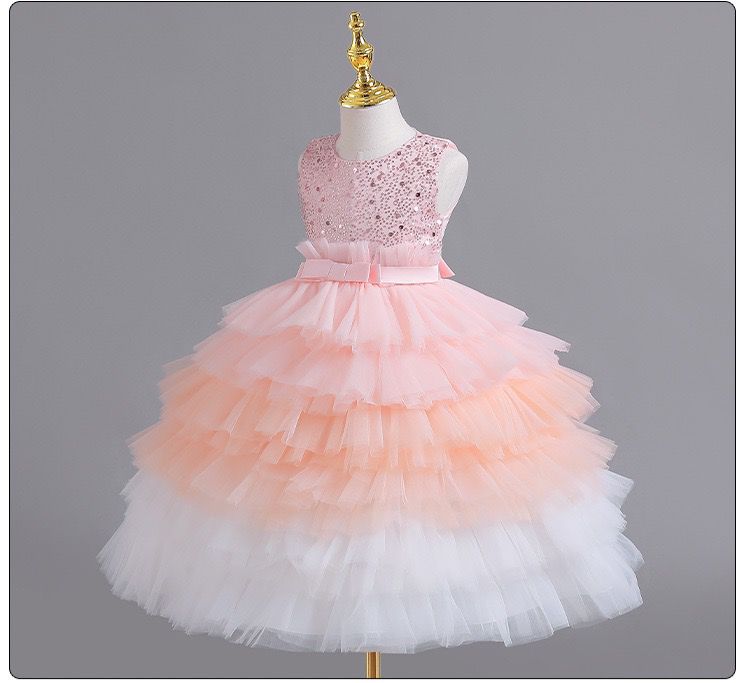 Children's Tulle Layered Dress