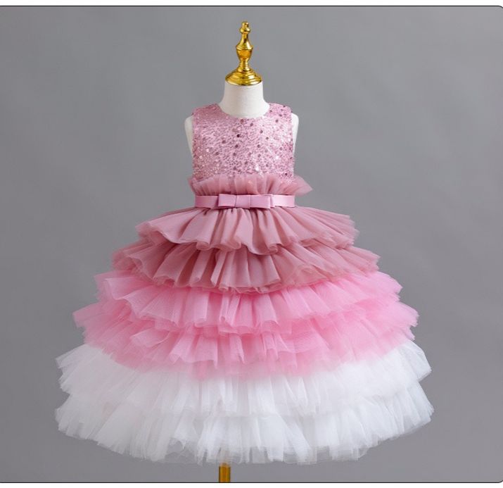 Children's Tulle Layered Dress