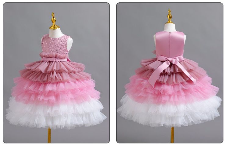 Children's Tulle Layered Dress