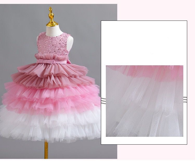 Children's Tulle Layered Dress