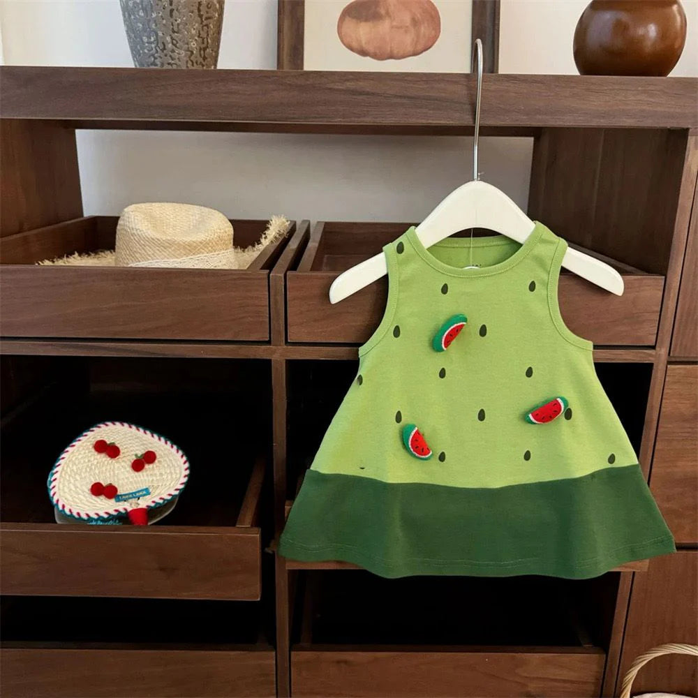 Children's Summer Dress Watermelon