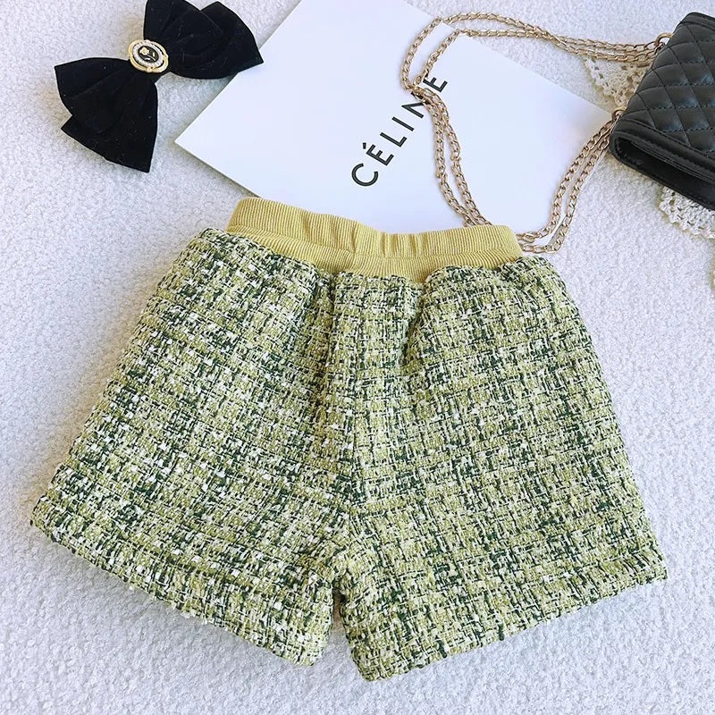 Conjunto de abrigo infantil con lazos