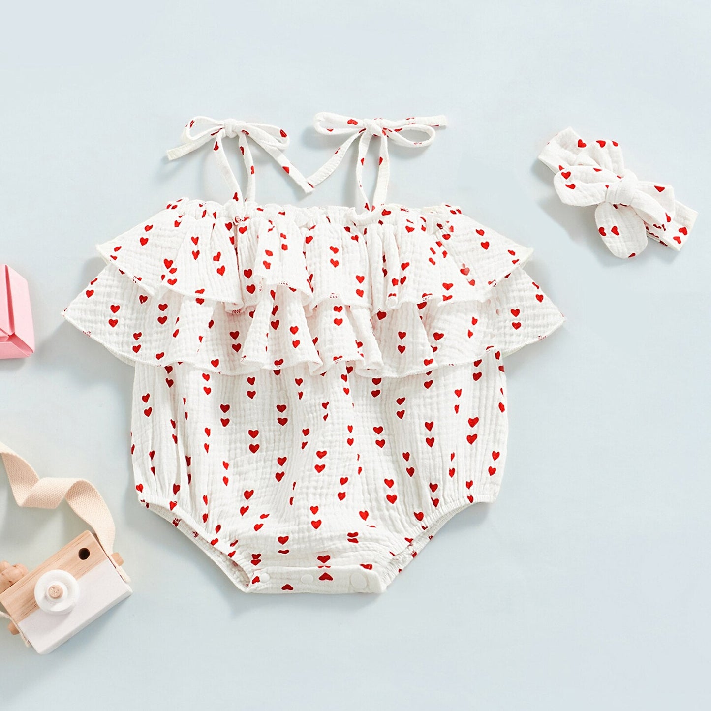 Body infantil Corazones + Cinturón