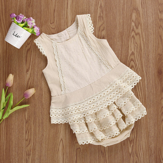 Conjunto infantil beige