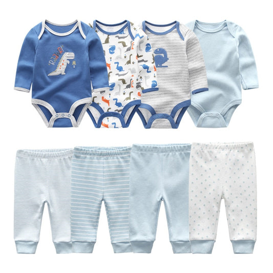 Kit 8 Pieces baby boy prints