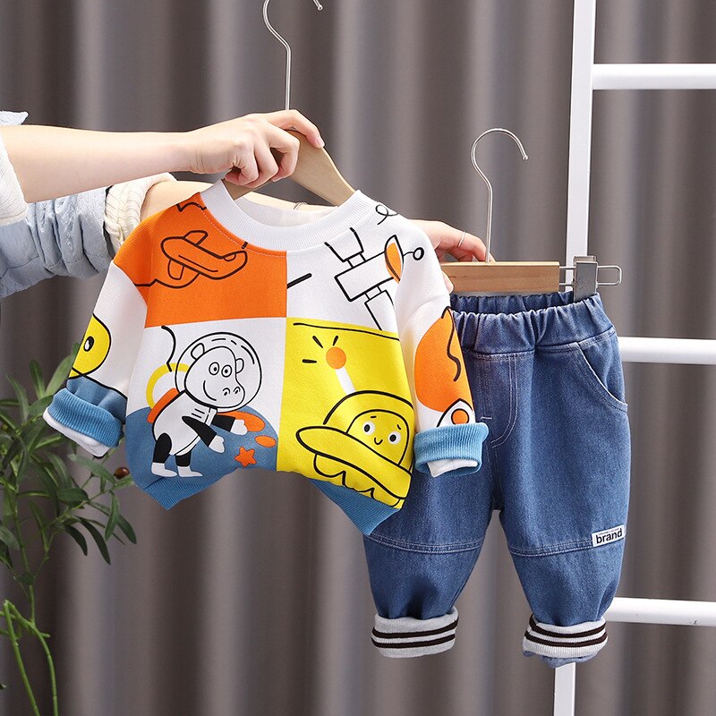 Conjunto de blusa infantil Colores