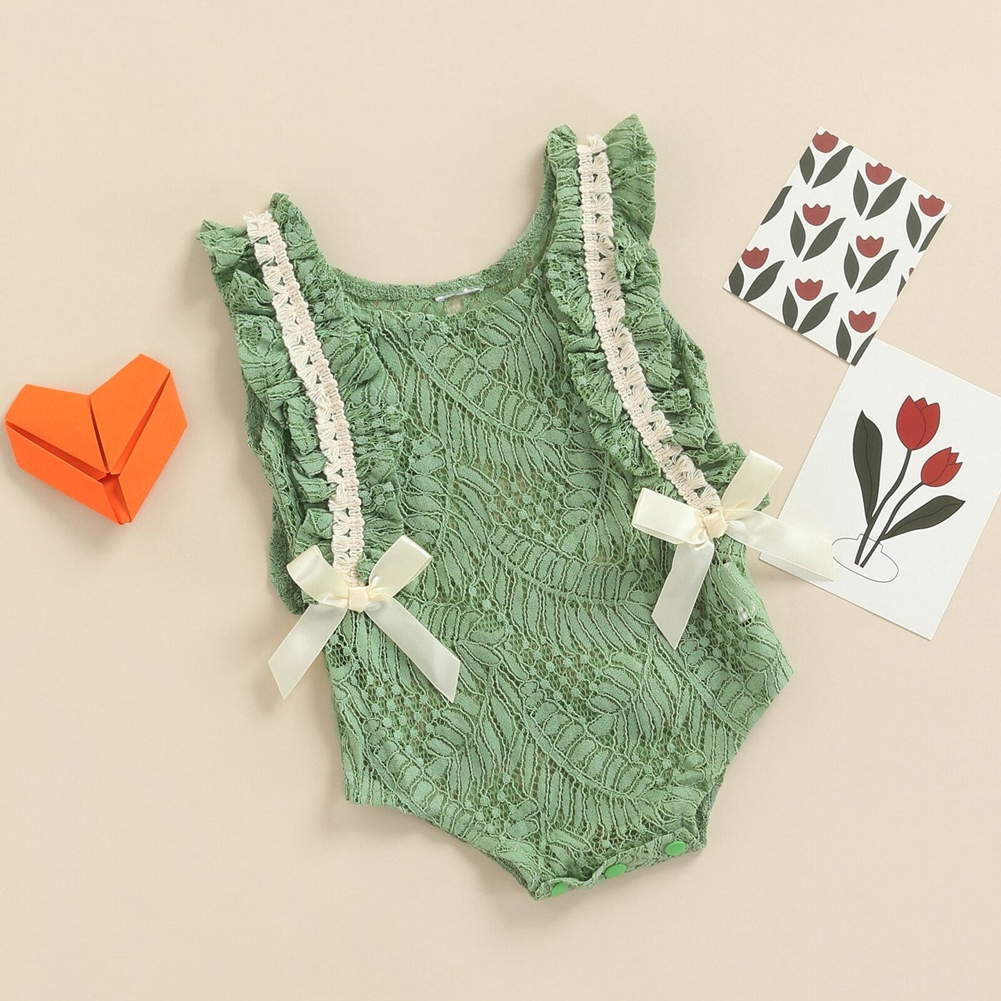 Body infantil verde