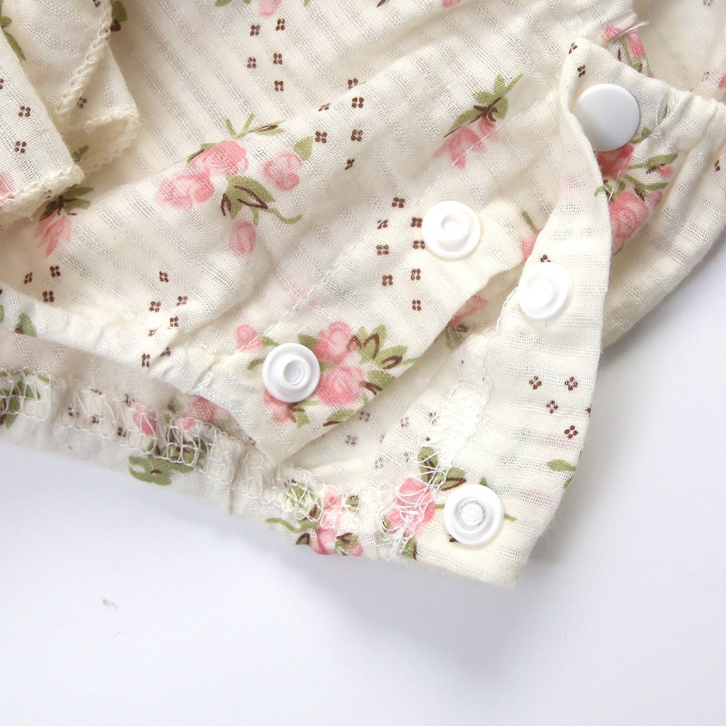 Body infantil con volantes y flores