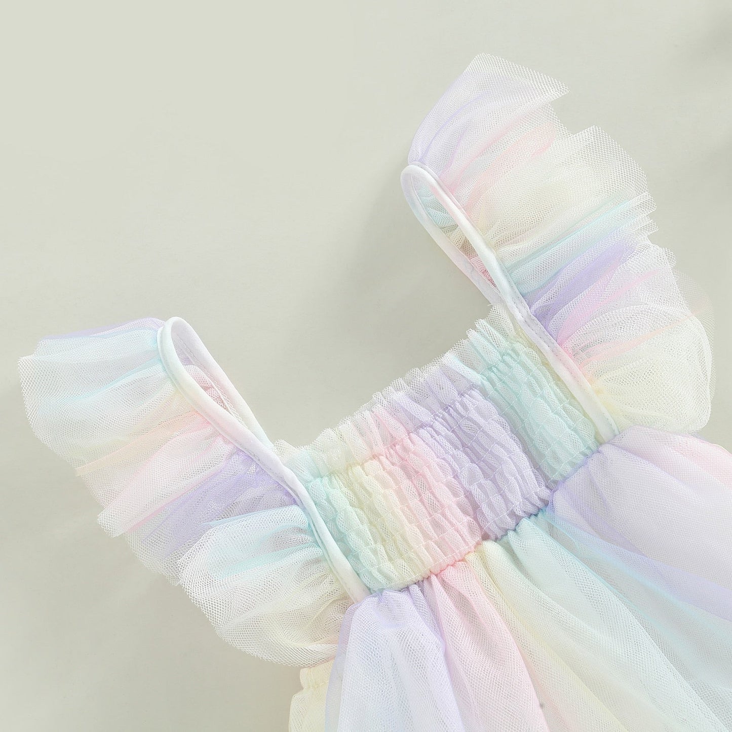Body infantil de tul de colores