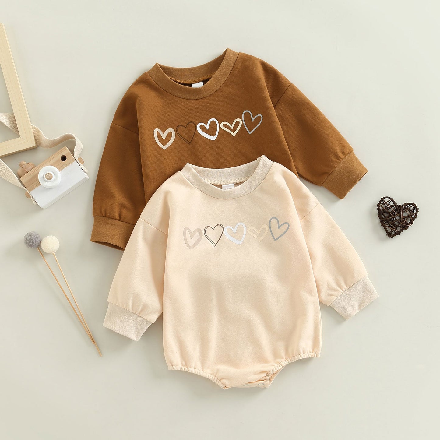 Body infantil Corazones