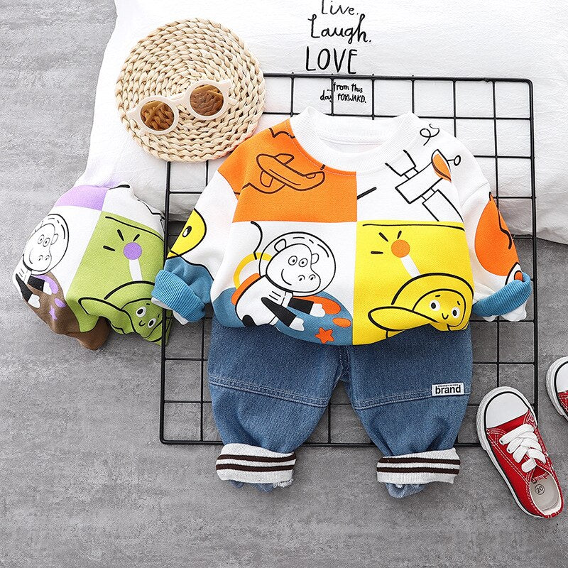 Conjunto de blusa infantil Colores