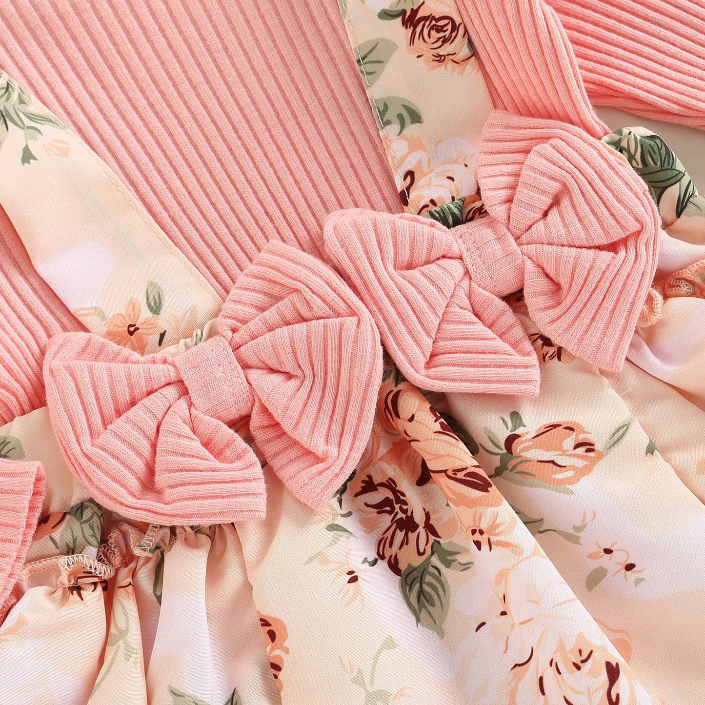 Body infantil con falda floral