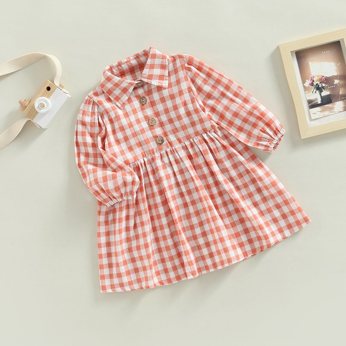 Vestido de ajedrez para niños