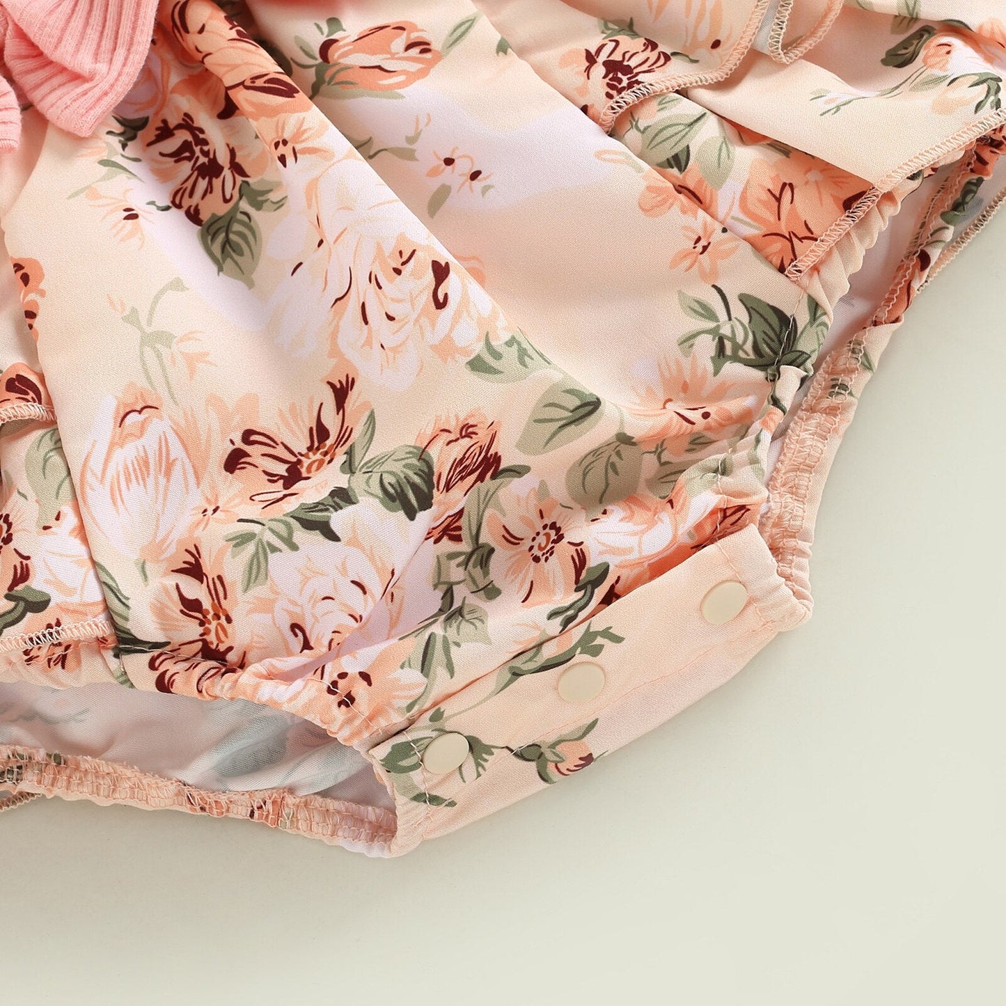 Body infantil con falda floral