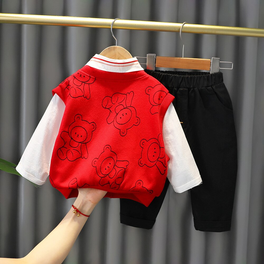 Conjunto de 3 piezas de oso