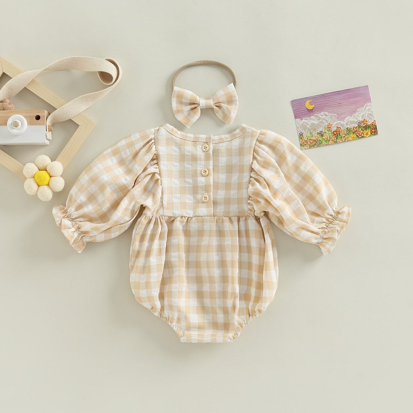 Body infantil de ajedrez + diadema