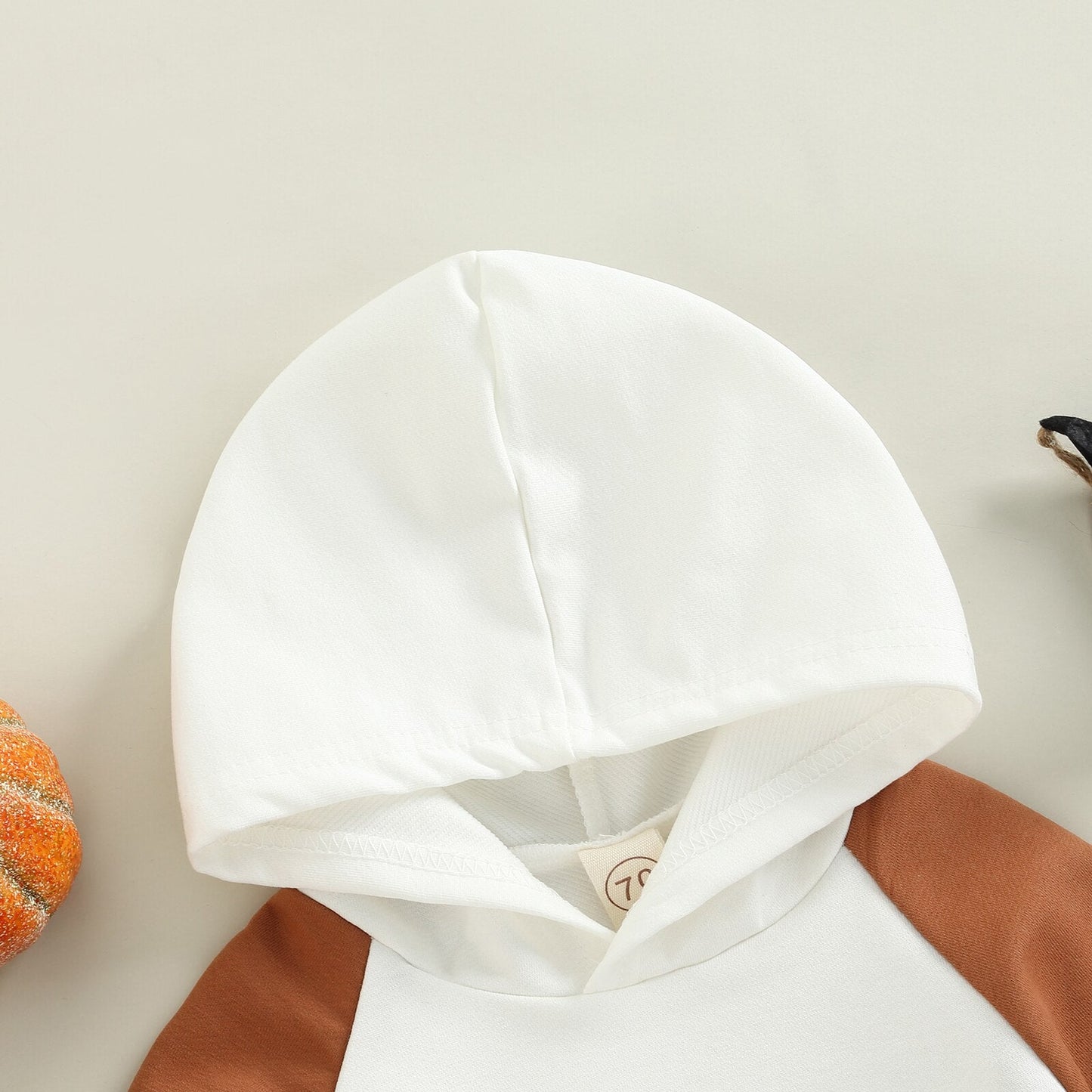 Body infantil con capucha de calabaza