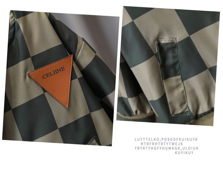 Chaqueta de cuadros para niños