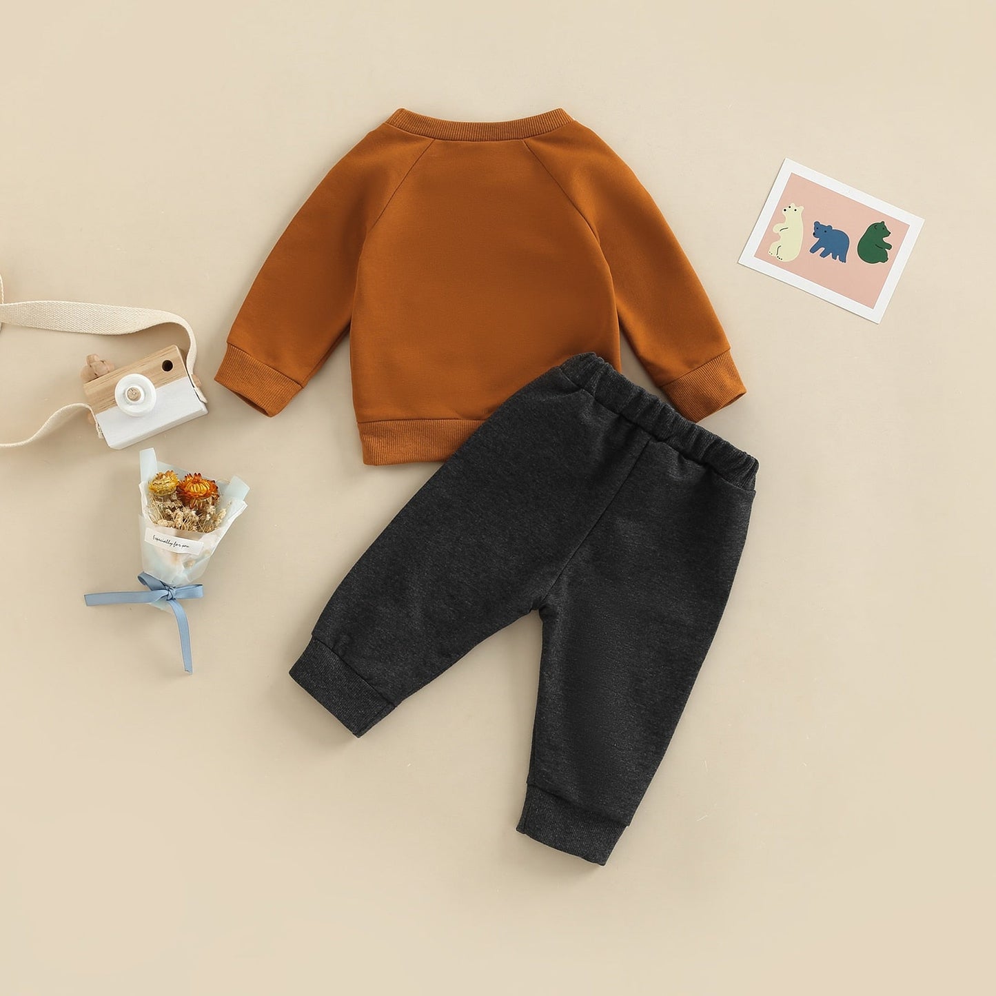 Conjunto infantil de oso