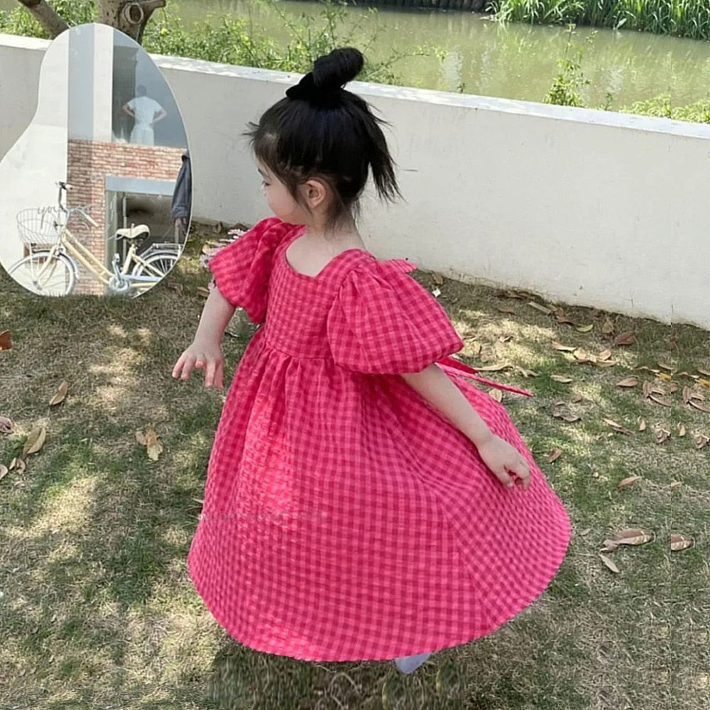 Vestido elegante con lazo