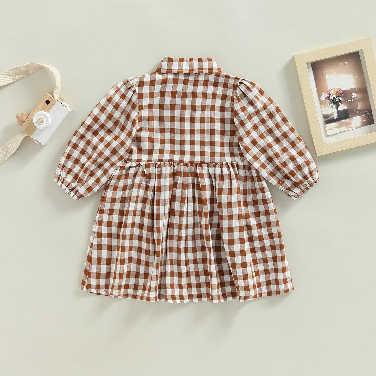 Vestido de ajedrez para niños