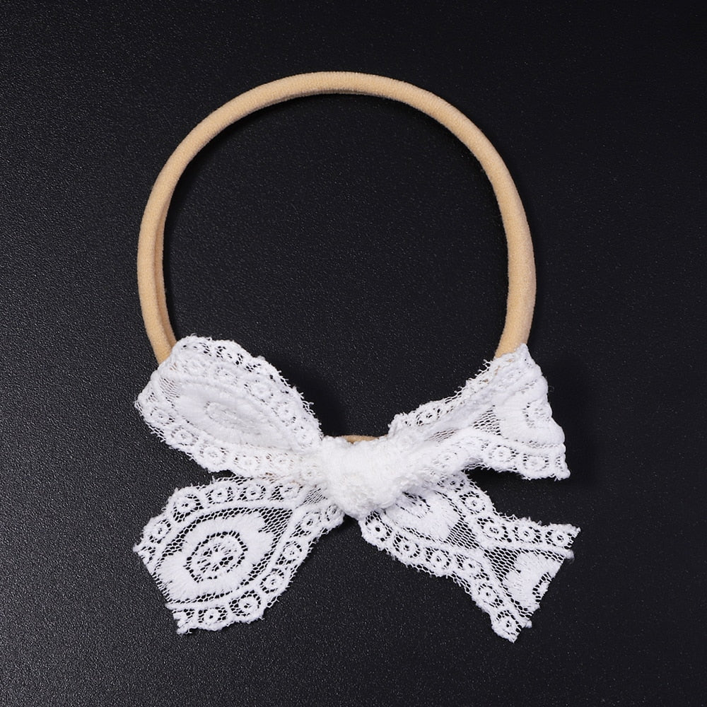 1 Pcs Lace Kids Bows Headbands