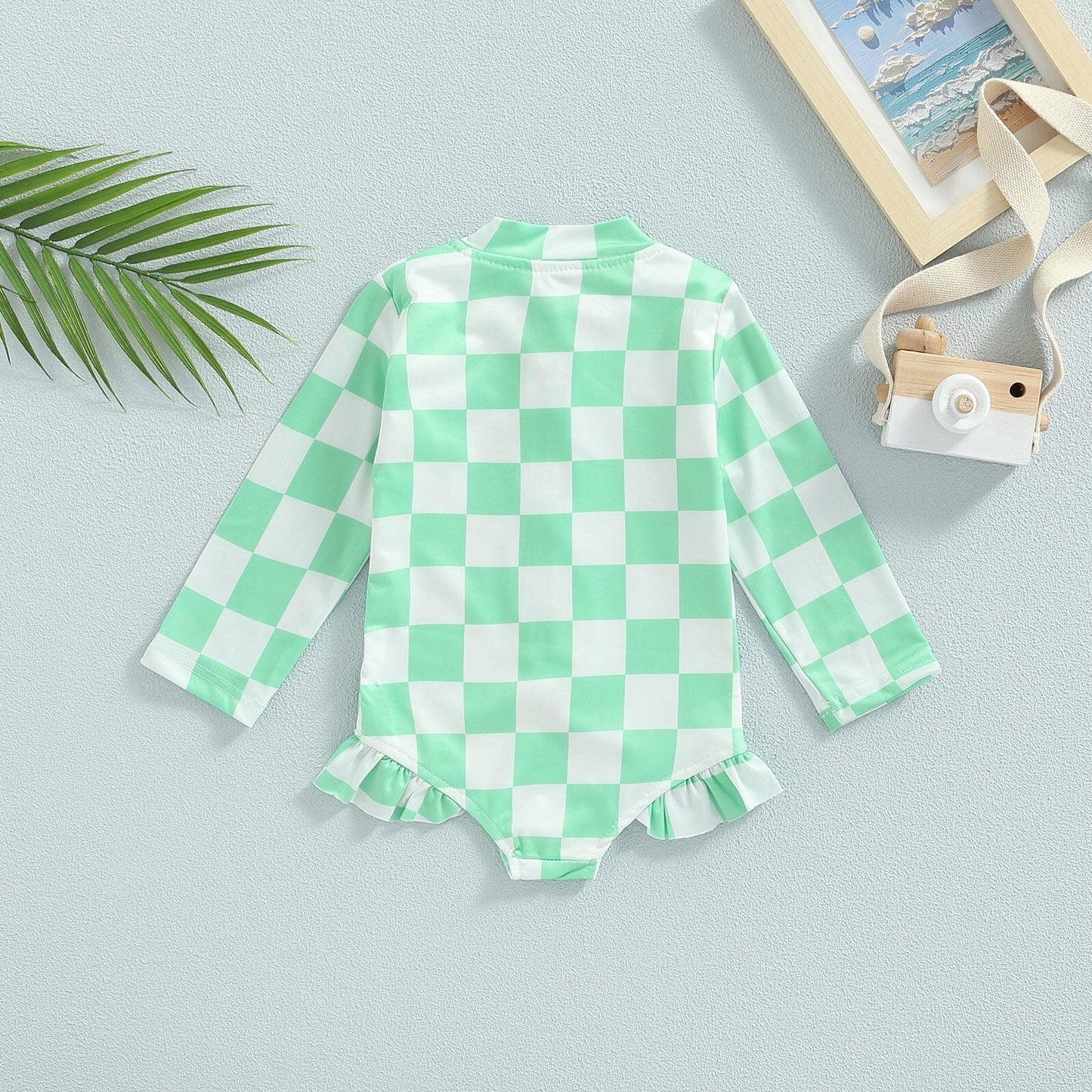 Body infantil a cuadros