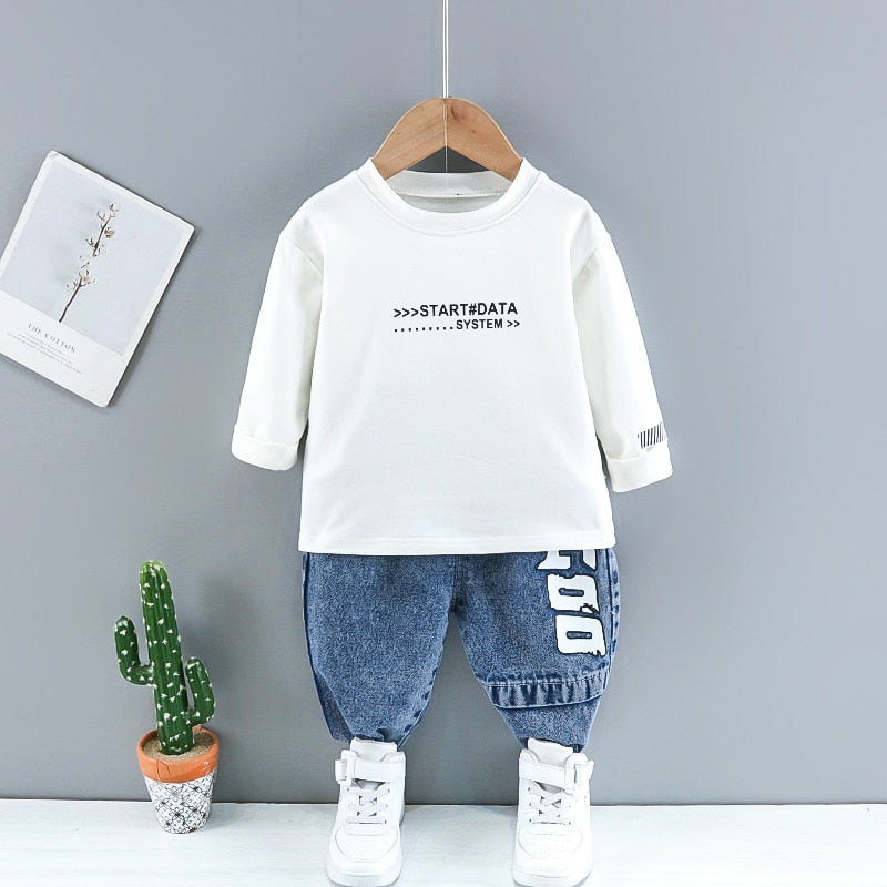 Ropa vaquera para niños, 3 piezas/conjuntos, ropa deportiva para niños pequeños