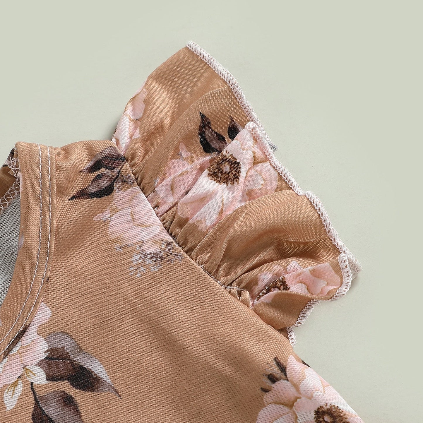 Body infantil floral + diadema