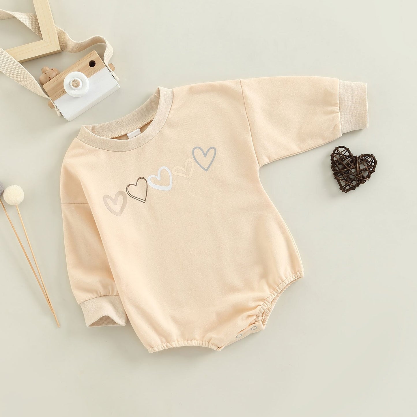 Body infantil Corazones