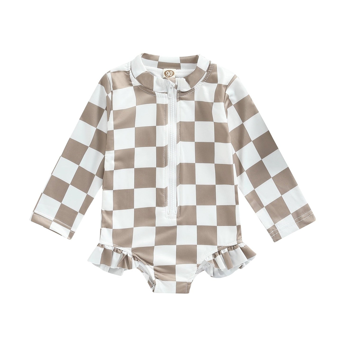 Body infantil a cuadros