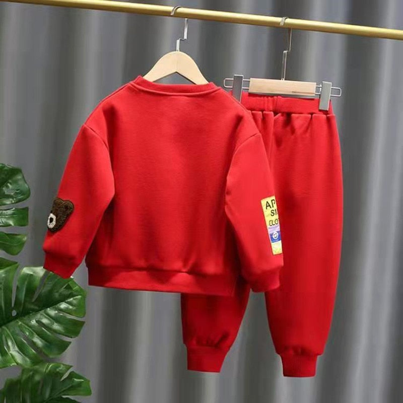 Conjunto de ropa deportiva para niños y niñas, 2 piezas