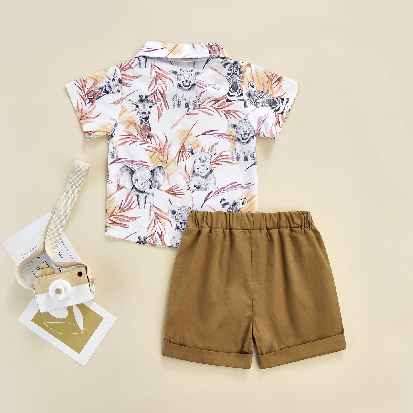 Conjunto de pajarita de zoológico