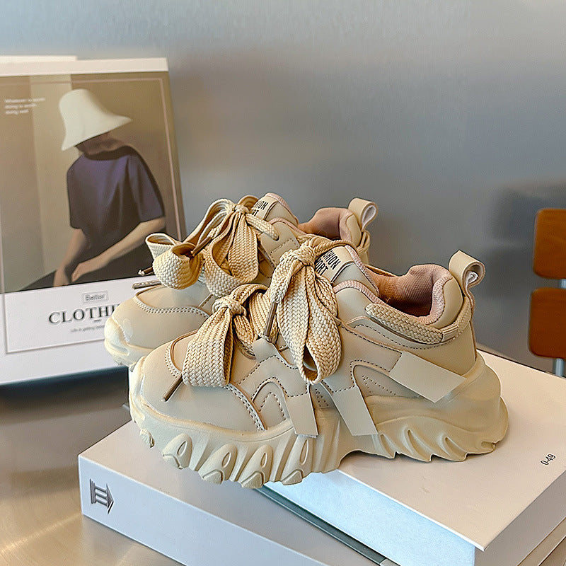 Zapatillas de deporte para niños de moda con doble cordón