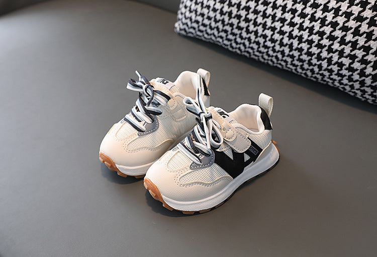 Zapatillas deportivas para niños MG con velcro y cordones